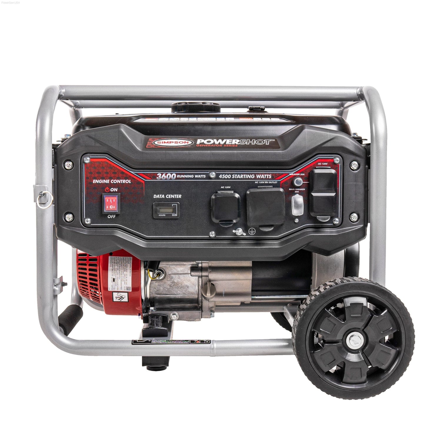 Gas Generators - SIMPSON SPG3645 Powershot Portable 3600-Watt Generator