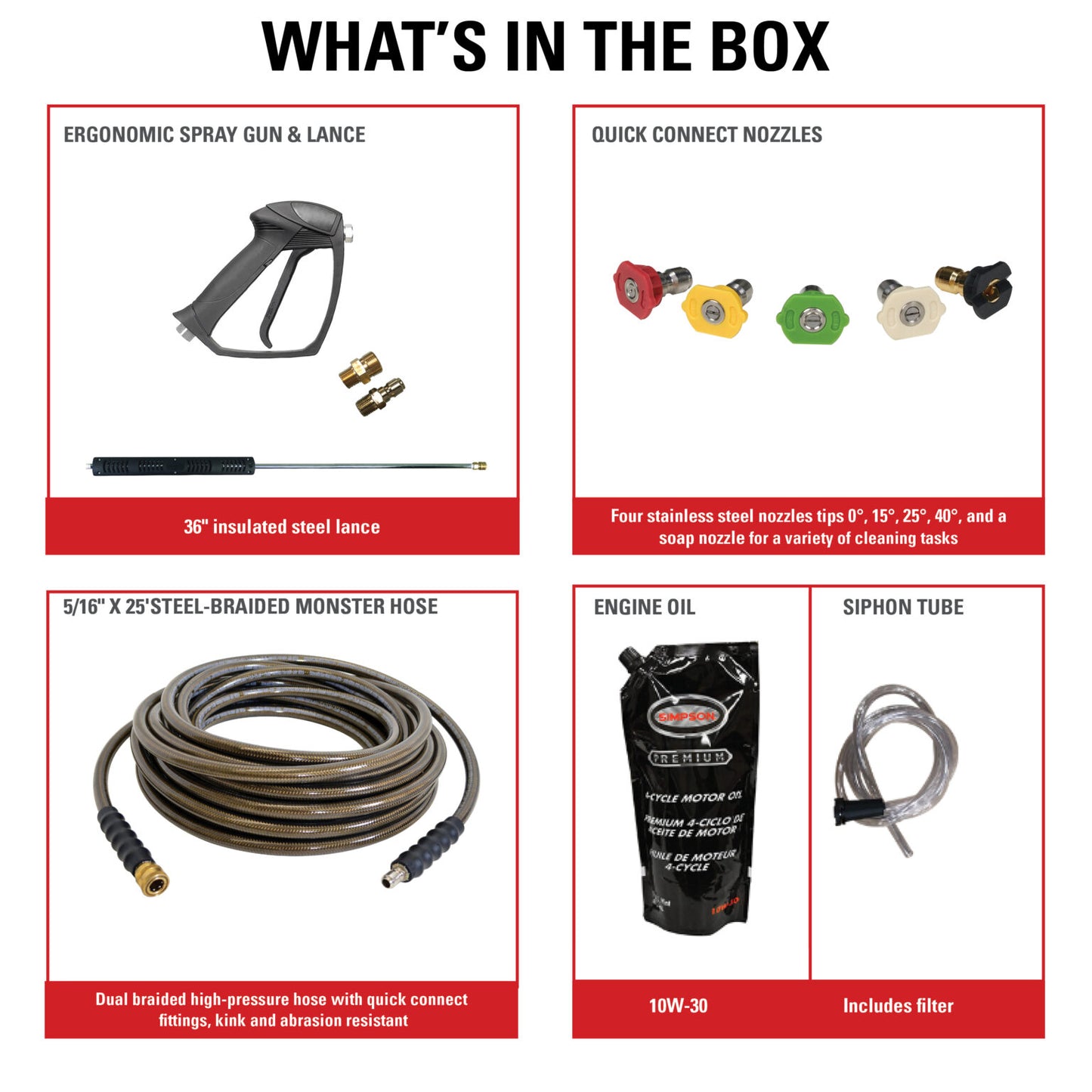 SIMPSON SuperPro Roll-Cage SW3625SADS 3600 PSI at 2.5 GPM CRX® 210 with AAA® Triplex Plunger Pump Cold Water Professional Gas Pressure Washer- PowerGen USA