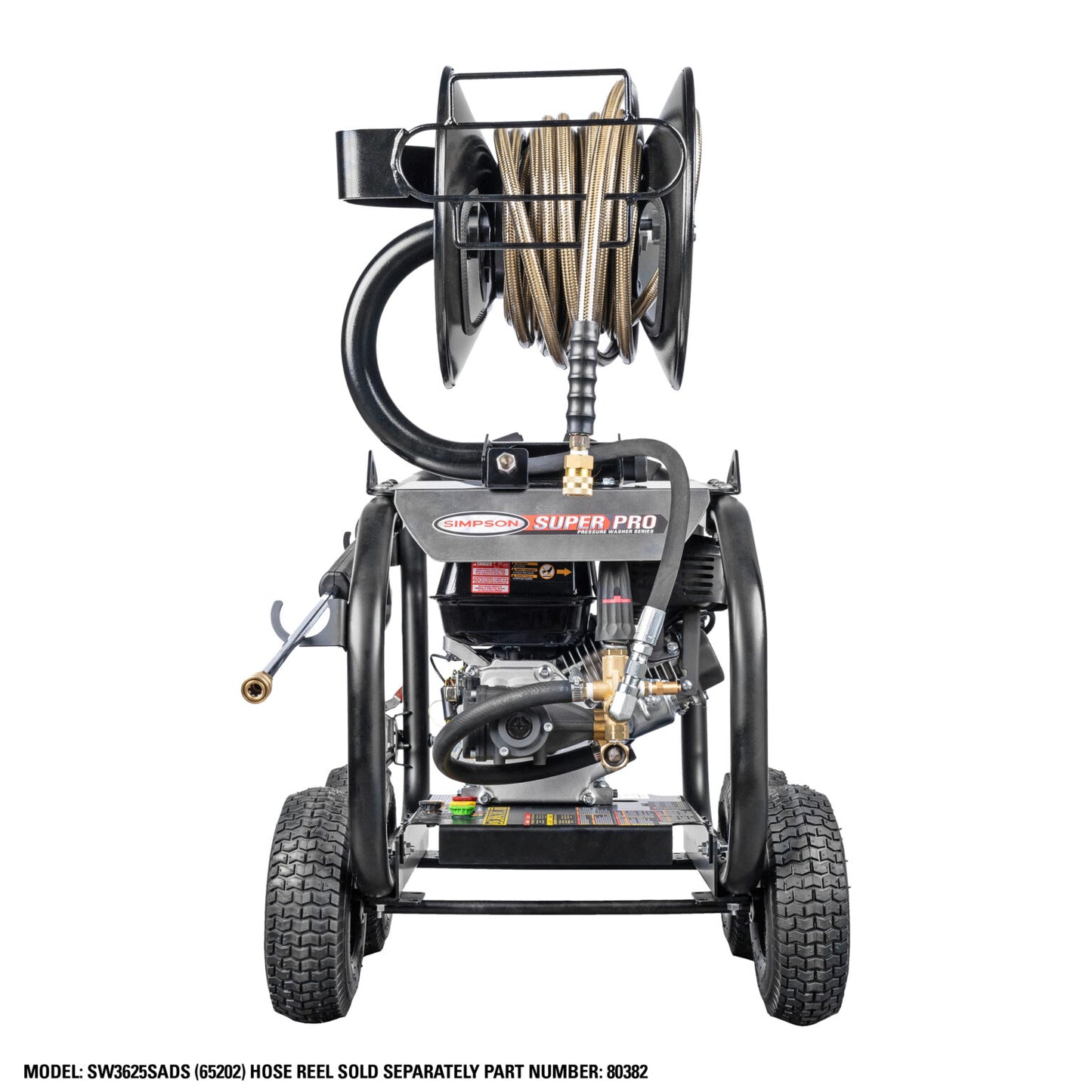 SIMPSON SuperPro Roll-Cage SW3625SADS 3600 PSI at 2.5 GPM CRX® 210 with AAA® Triplex Plunger Pump Cold Water Professional Gas Pressure Washer- PowerGen USA