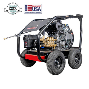 SIMPSON SuperPro Roll-Cage SW4060SUGL 4000 PSI at 6.0 GPM CRX® 680 with UDOR Triplex Plunger Pump Cold Water Professional Gear Drive Gas Pressure Washer- PowerGen USA