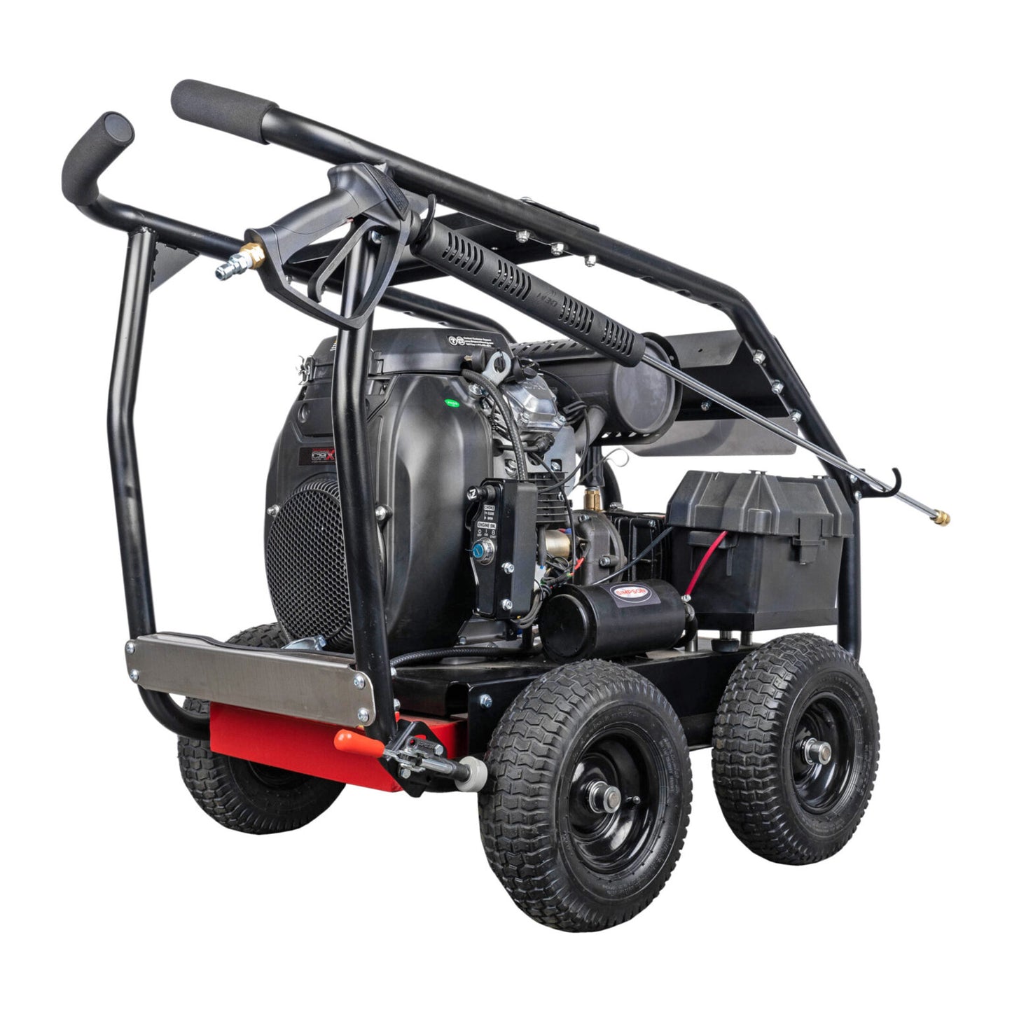 SIMPSON SuperPro Roll-Cage SW4060SUGL 4000 PSI at 6.0 GPM CRX® 680 with UDOR Triplex Plunger Pump Cold Water Professional Gear Drive Gas Pressure Washer- PowerGen USA