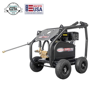 SIMPSON SuperPro Roll-Cage SW4240HCBM 4200 PSI at 4.0 GPM HONDA GX390 with AAA® Triplex Plunger Pump Cold Water Professional- PowerGen USA