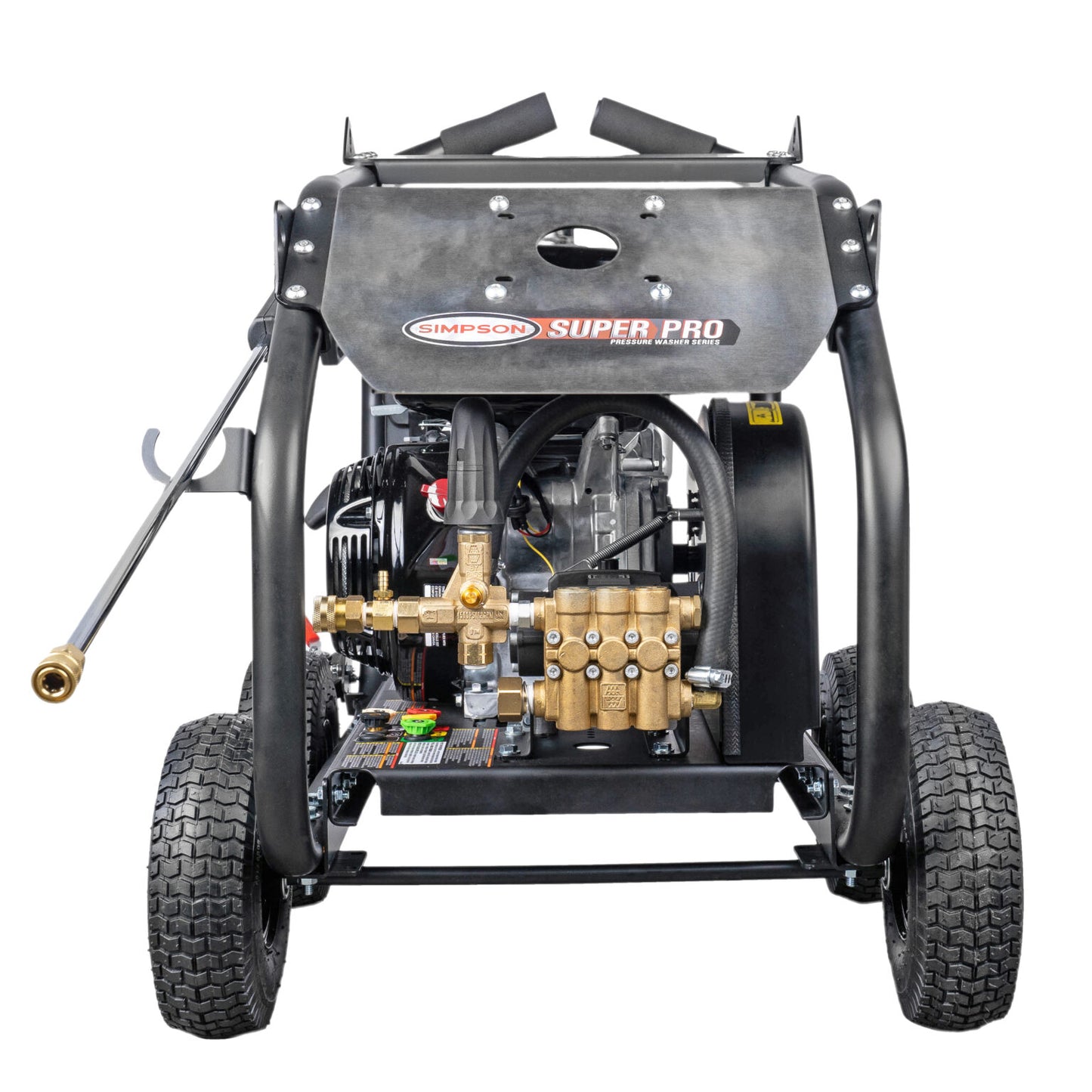 SIMPSON SuperPro Roll-Cage SW4240HCBM 4200 PSI at 4.0 GPM HONDA GX390 with AAA® Triplex Plunger Pump Cold Water Professional- PowerGen USA