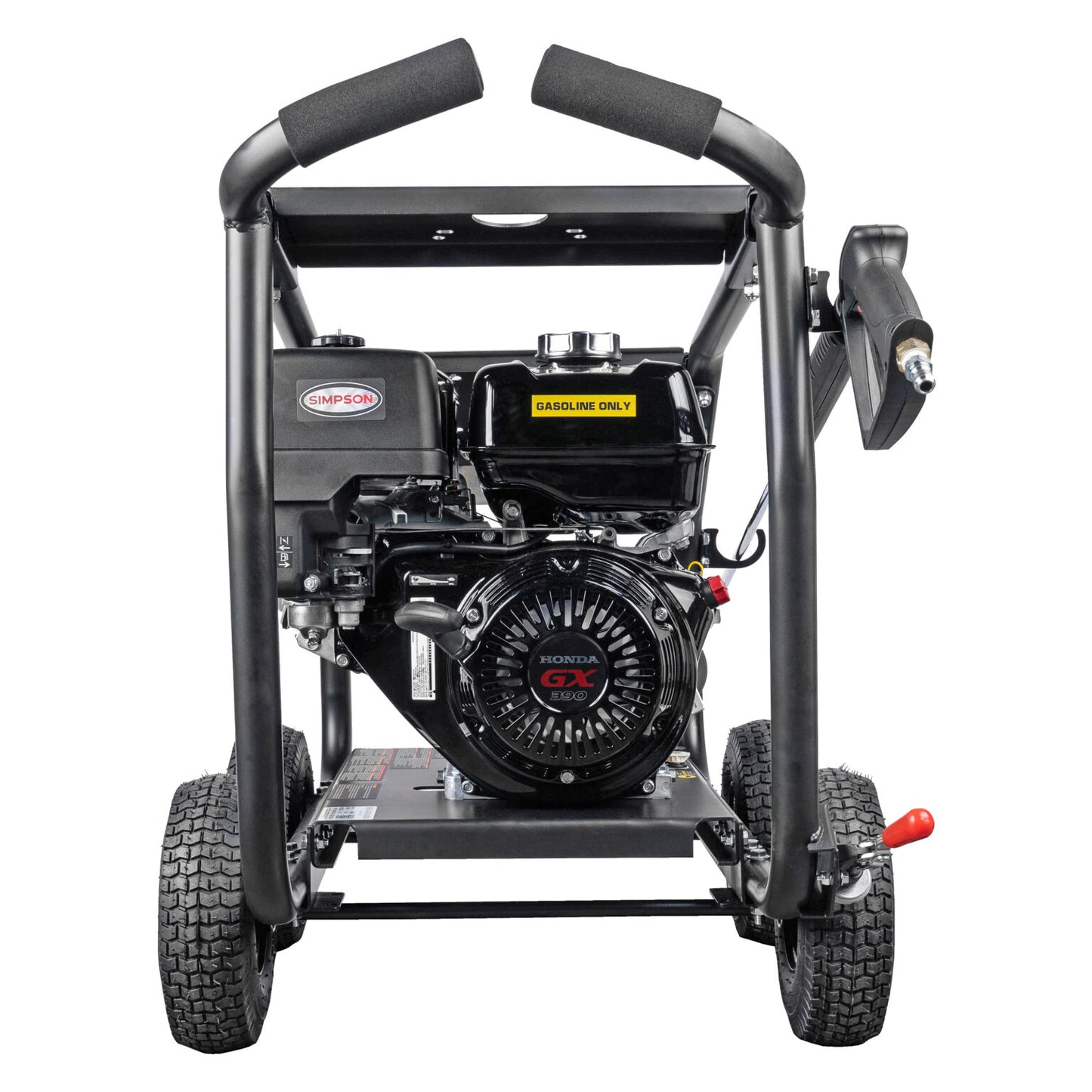 SIMPSON SuperPro Roll-Cage SW4440HCDM 4400 PSI at 4.0 GPM HONDA GX390 with AAA® Triplex Plunger Pump Cold Water Professional Gas Pressure Washer- PowerGen USA