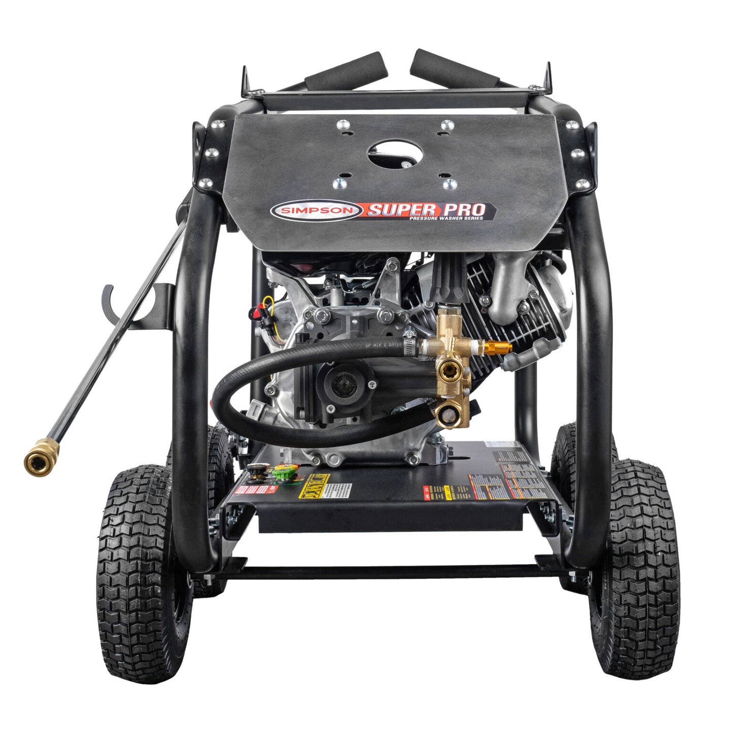 SIMPSON SuperPro Roll-Cage SW4440HCDM 4400 PSI at 4.0 GPM HONDA GX390 with AAA® Triplex Plunger Pump Cold Water Professional Gas Pressure Washer- PowerGen USA
