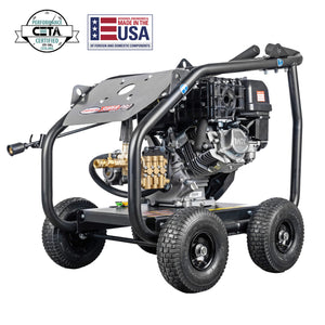 SIMPSON SuperPro Roll-Cage SW4440SCDM 4400 PSI at 4.0 GPM CRX®420 with AAA® Triplex Plunger Pump Cold Water Professional Gas Pressure Washer- PowerGen USA