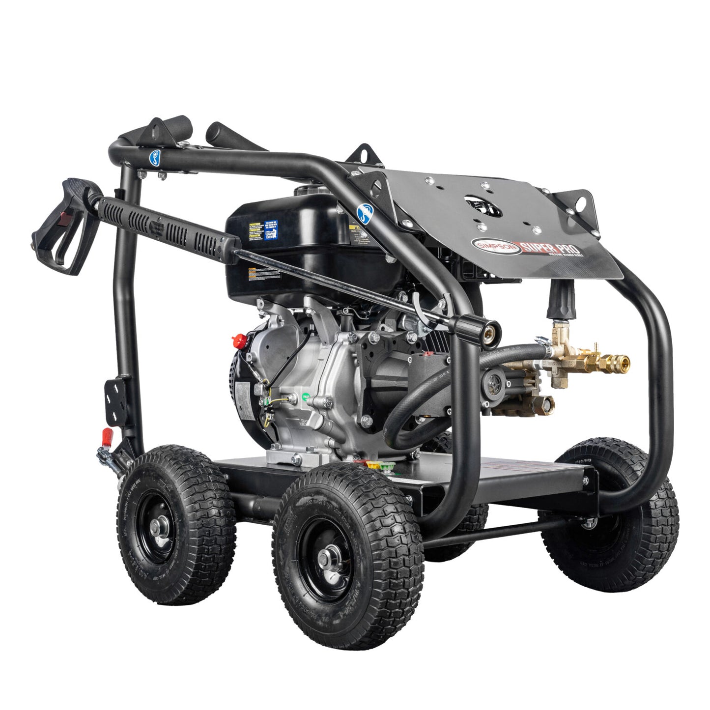 SIMPSON SuperPro Roll-Cage SW4440SCDM 4400 PSI at 4.0 GPM CRX®420 with AAA® Triplex Plunger Pump Cold Water Professional Gas Pressure Washer- PowerGen USA