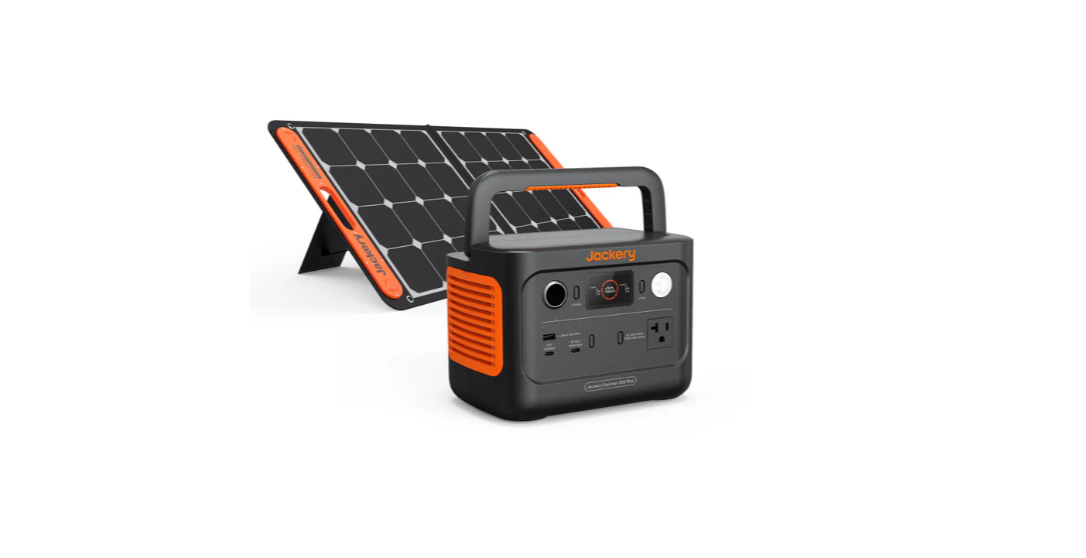 Jackery Solar Generator 300 Plus + SolarSaga 40Wmini
