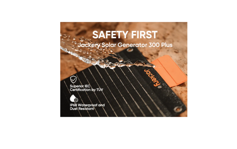 Jackery Solar Generator 300 Plus + SolarSaga 40Wmini