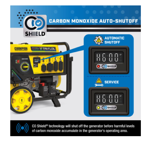 Champion 201438 Champion 9200 Watt TRI FUEL w/Electric Start - PowerGen USA