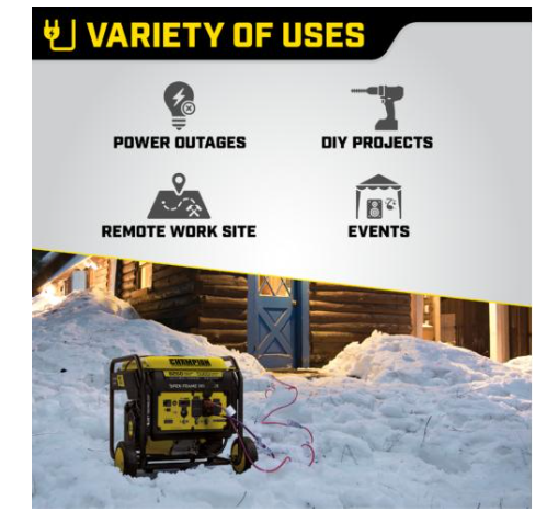 Champion 201239 7250 Watt Open Frame Inverter - PowerGen USA