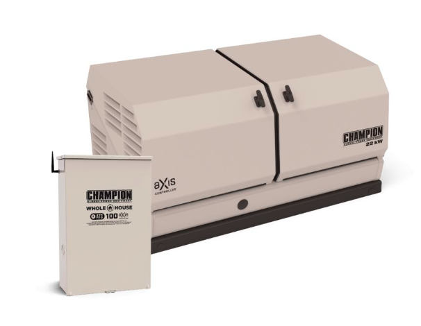 Champion 201222 Champion 22kW Whole House Home Standby Generator with 200A Switch – Model #201222 – aXis Technology