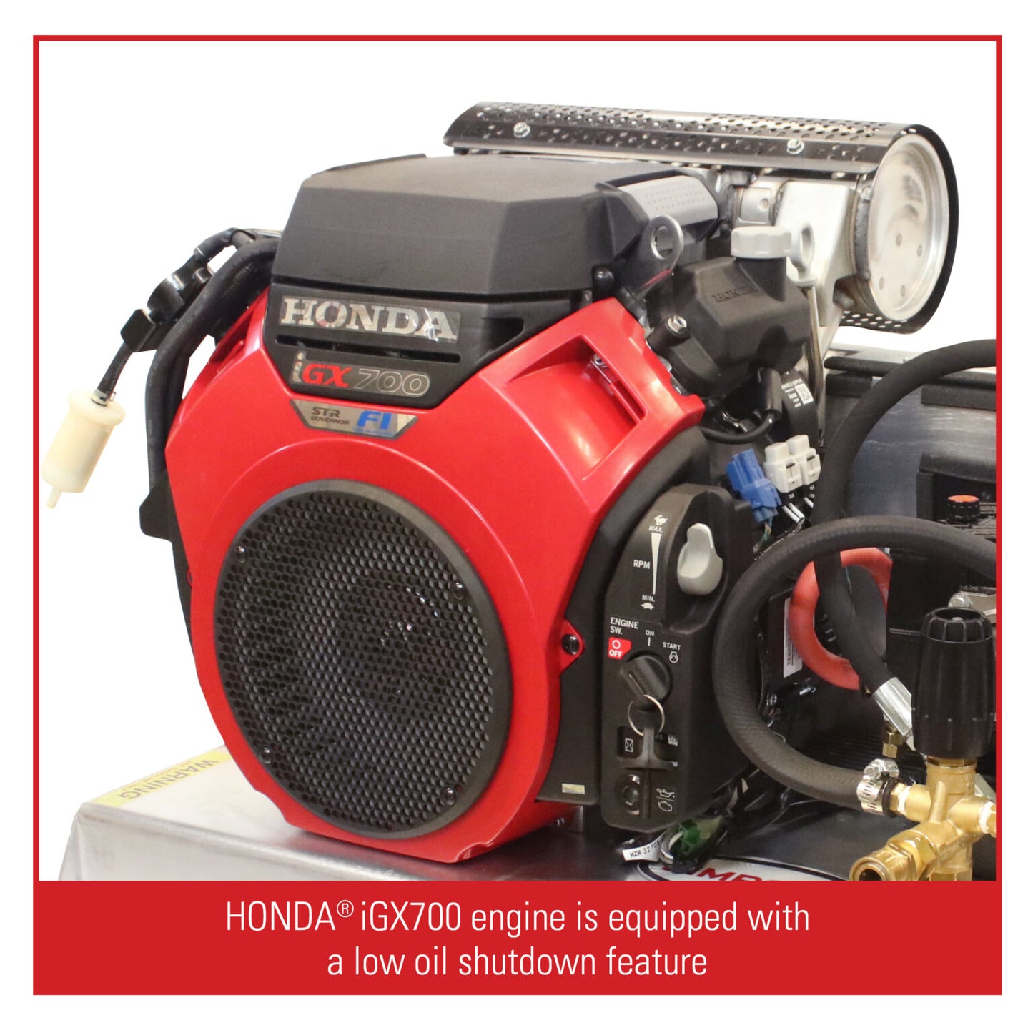 SIMPSON Truck Mount Series TM2810241E 2800 PSI at 10.0 GPM CRX® 750 with UDOR® Triplex Plunger Pump Cold Water Gas Industrial Pressure Washer- PowerGen USA