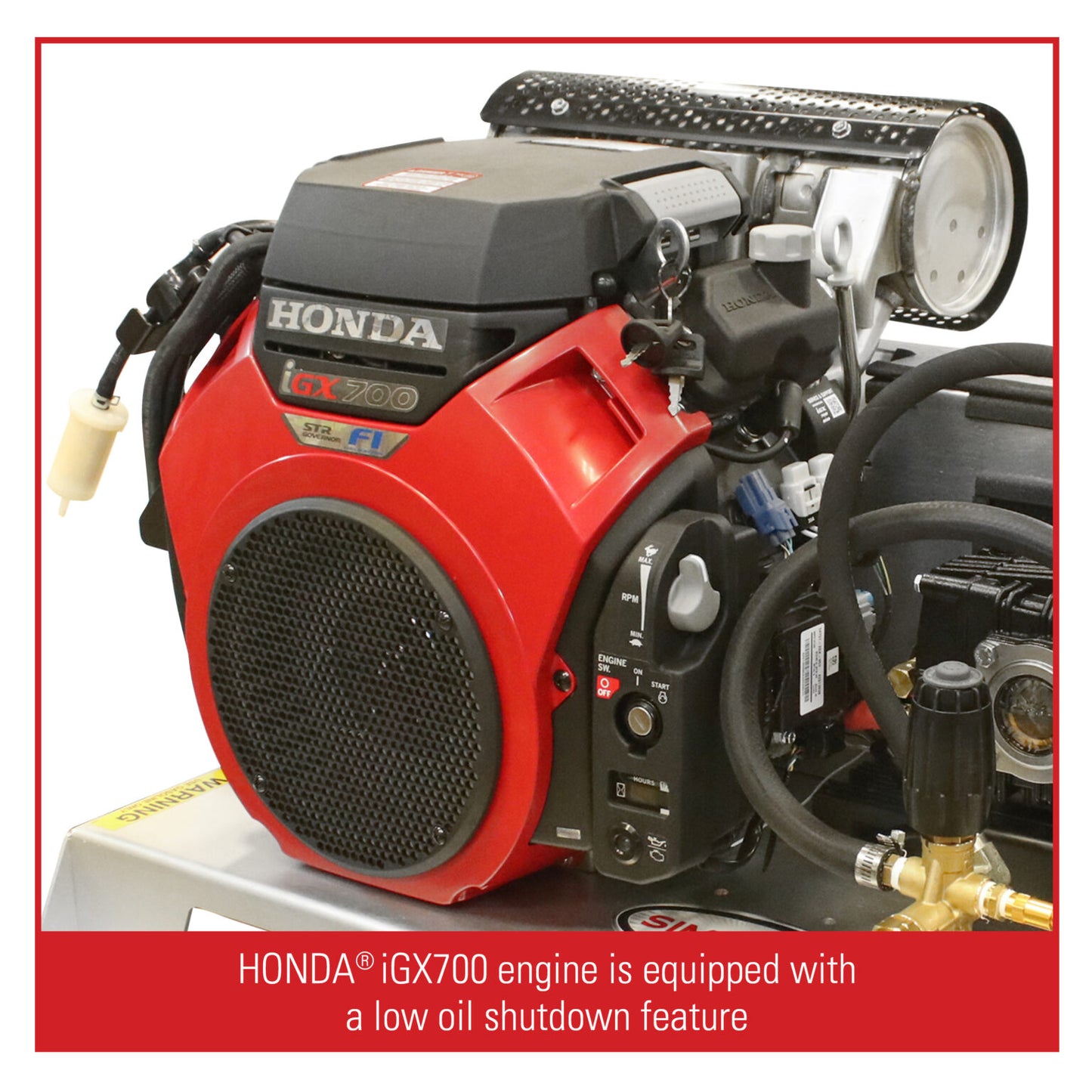 SIMPSON Truck Mount Series TM3080241E 3000 PSI at 8.0 GPM HONDA® GX690 with UDOR® Triplex Plunger Pump Cold Water Gas Industrial Pressure Washer- PowerGen USA
