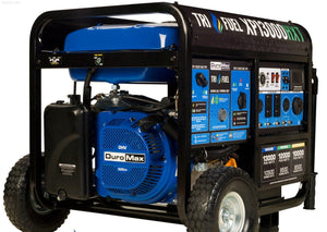 Dual Fuel Hybrid - DuroMax XP13000HXT 13,000 Watt Tri Fuel Portable Home Power Backup HXT Generator W/ CO Alert