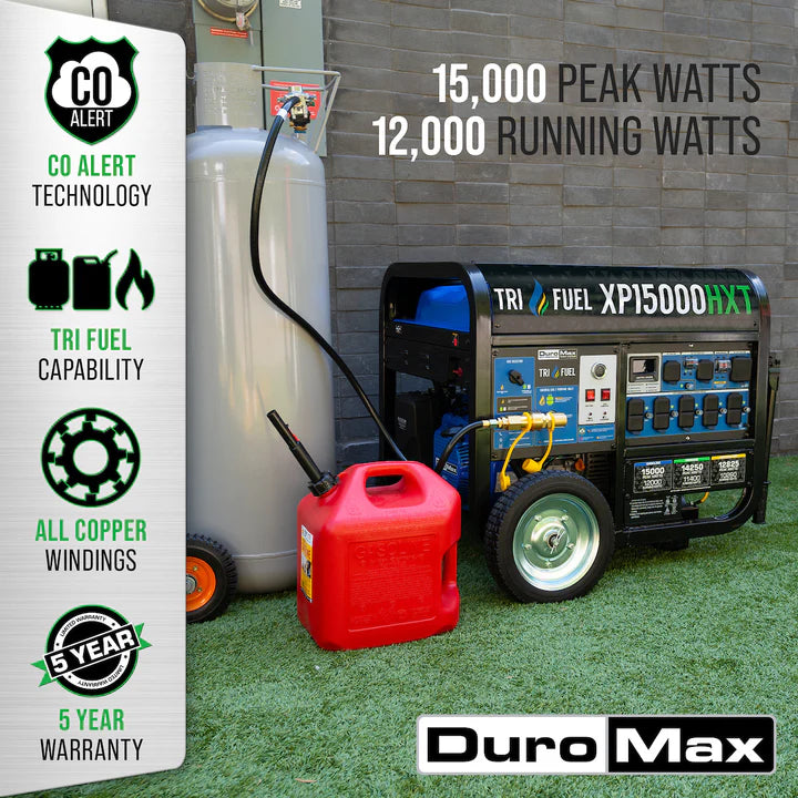 Multi-Fuel Generator for Home Backup
