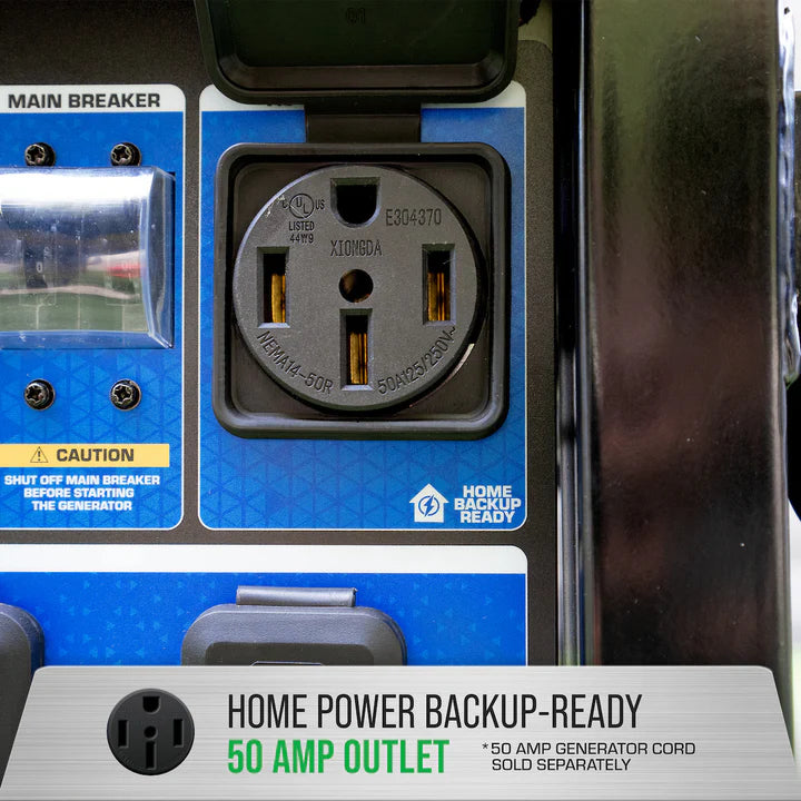 Dual Fuel Portable Generator 15,000 Watt