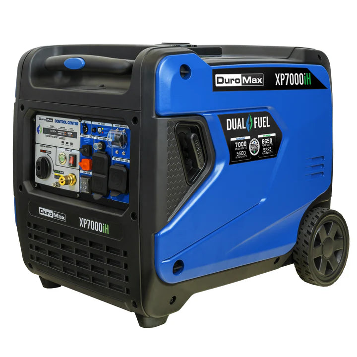 DuroMax XP7000iHT 7,000 Watt Portable iHT Dual Fuel Inverter Generator w/ CO Alert - PowerGen USA