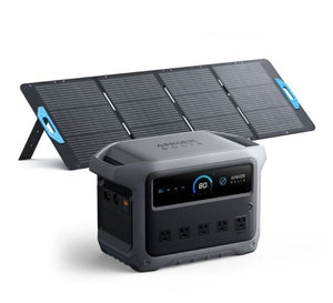 Anker SOLIX C1000 Gen2 Portable Solar Generator with Anker 200W Portable Solar Panel