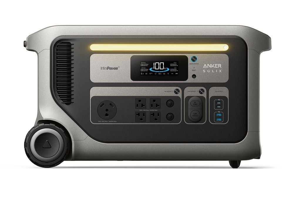 2x Anker SOLIX F3000 Portable Power Station + Double Power Hub + Power Saver Kit - 6144 Watt Hours - Includes FREE TT-30 Cable