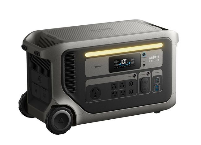 2xAnker SOLIX F3000 Power Station Kit - 6144Wh Total Capacity + Double Voltage Hub - Includes FREE TT-30 Cable