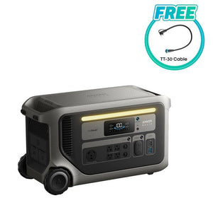 Anker SOLIX F3000 Portable Power Station - 3072 Watt Hours - Includes FREE TT-30 Cable