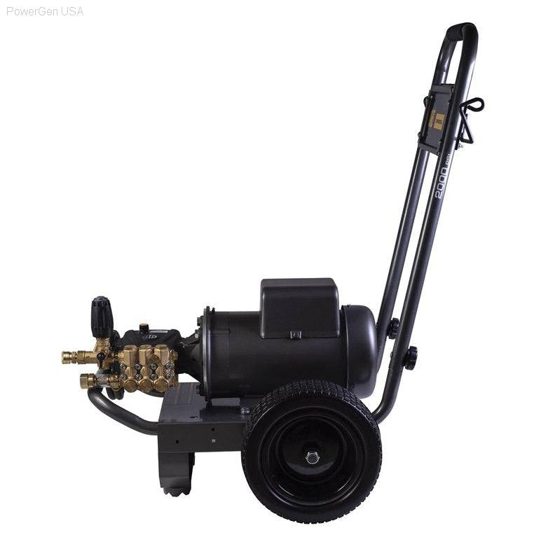 Pressure Washers - BE Power Equipment 2000 PSI 3.5 GPM Electric Pressure Washer With Baldor Motor And AR Triplex Pump