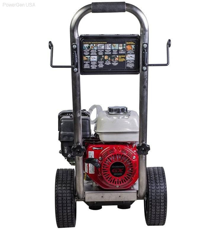 Pressure Washers - BE Power Equipment 2500 PSI  3.0 GPM Gas Pressure Washer With Honda GX200 Engine And Comet Triplex Pump