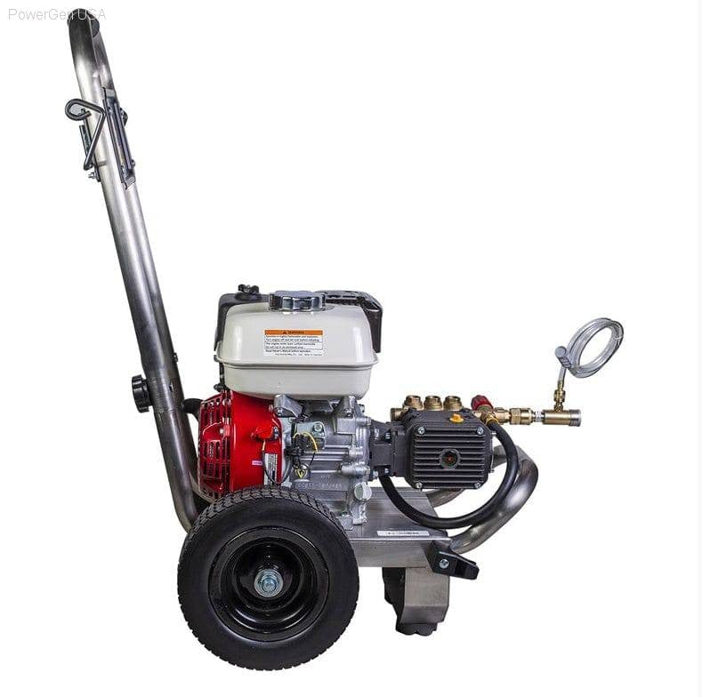 Pressure Washers - BE Power Equipment 2500 PSI  3.0 GPM Gas Pressure Washer With Honda GX200 Engine And Comet Triplex Pump