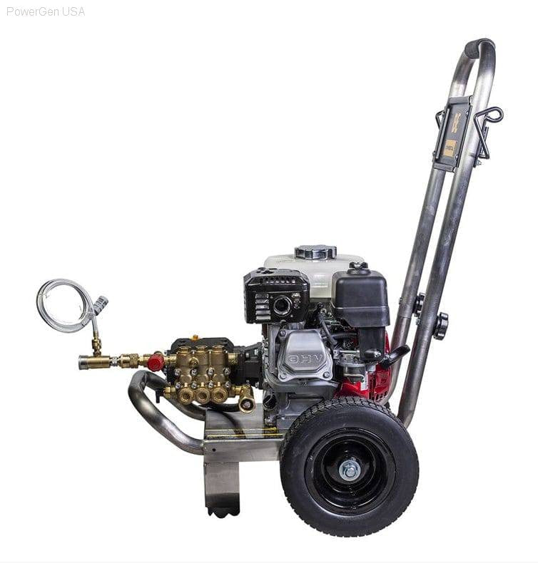 Pressure Washers - BE Power Equipment 2500 PSI  3.0 GPM Gas Pressure Washer With Honda GX200 Engine And Comet Triplex Pump