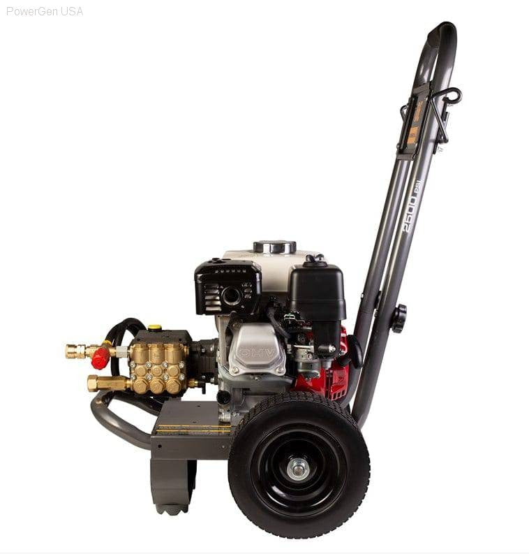 Pressure Washers - BE Power Equipment 2500 PSI  3.0 GPM Gas Pressure Washer With Honda GX200 Engine And General Triplex Pump