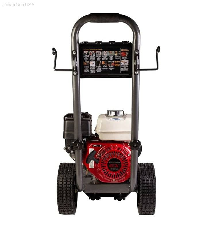 Pressure Washers - BE Power Equipment 2500 PSI  3.0 GPM Gas Pressure Washer With Honda GX200 Engine And General Triplex Pump