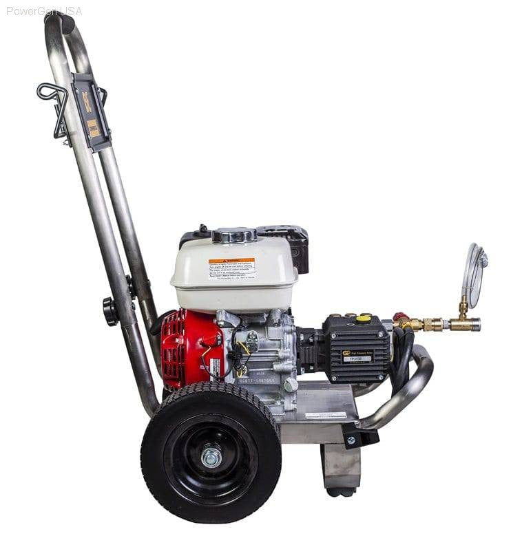 Pressure Washers - BE Power Equipment 2500 PSI  3.0 GPM Gas Pressure Washer With Honda GX200 Engine And General Triplex Pump