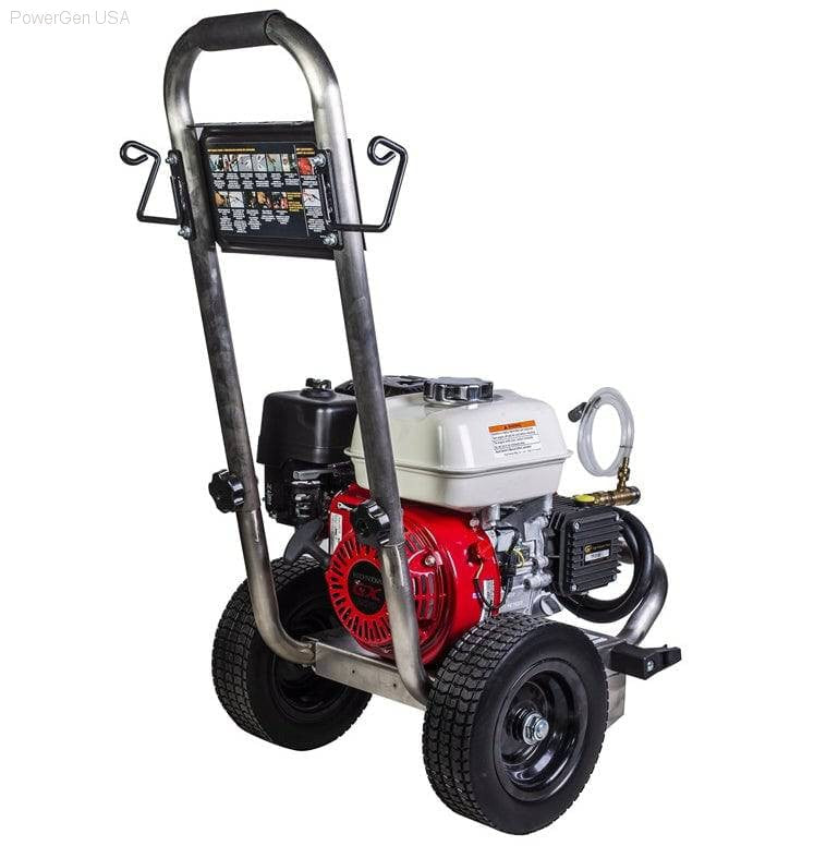 Pressure Washers - BE Power Equipment 2500 PSI  3.0 GPM Gas Pressure Washer With Honda GX200 Engine And General Triplex Pump