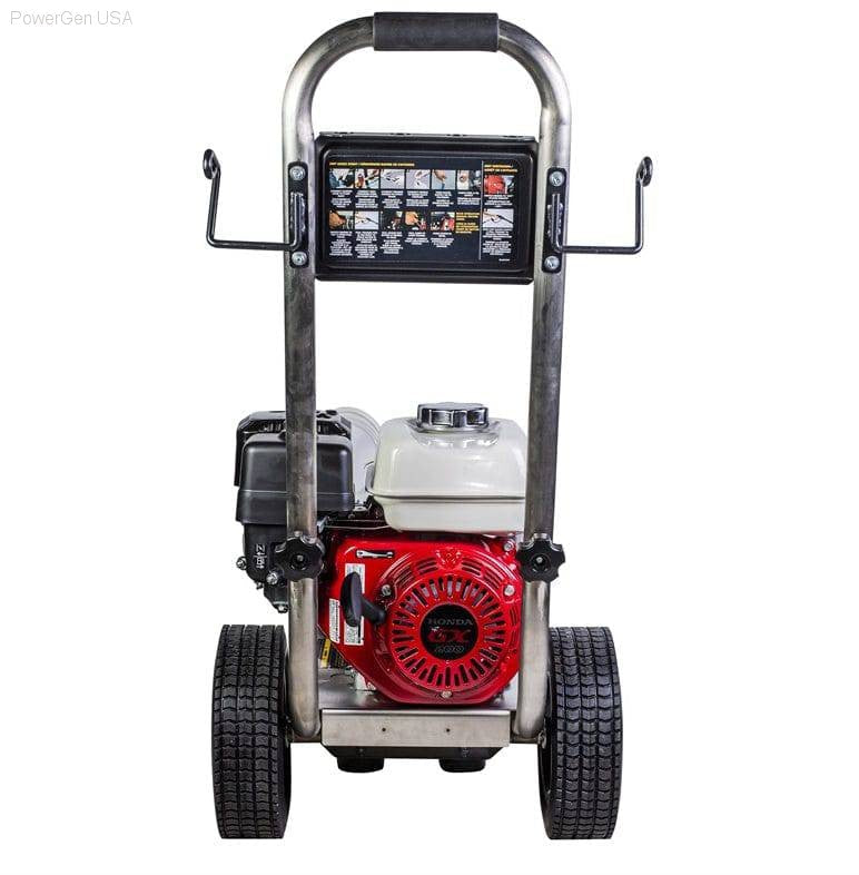 Pressure Washers - BE Power Equipment 2500 PSI  3.0 GPM Gas Pressure Washer With Honda GX200 Engine And General Triplex Pump