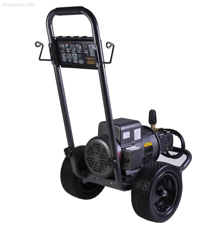 Pressure Washers - BE Power Equipment 2700 PSI  3.5 GPM Electric Pressure Washer With Baldor Motor And AR Triplex Pump