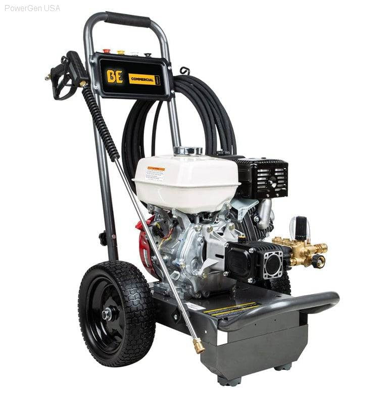 Pressure Washers - BE Power Equipment 3800 PSI 3.5 GPM Gas Pressure Washer With Honda GX270 Engine And AR Triplex Pump