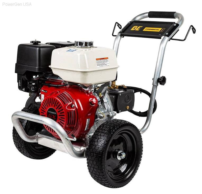 Pressure Washers - BE Power Equipment 4000 PSI 4.0 GPM Gas Pressure Washer With Honda GX390 Engine And AR Triplex Pump