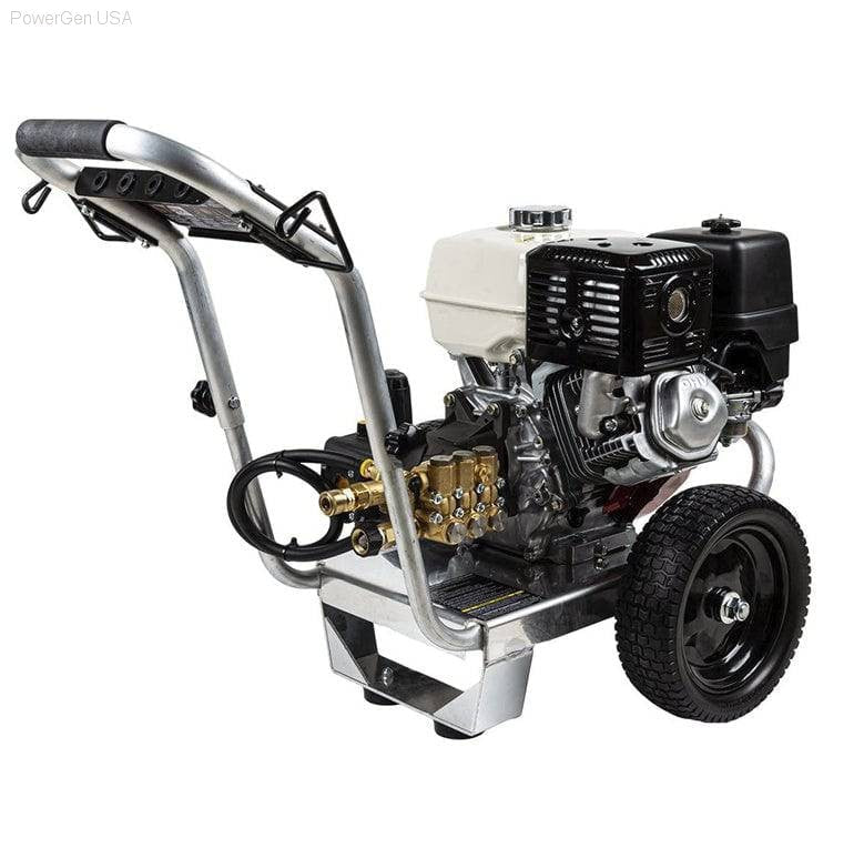 Pressure Washers - BE Power Equipment 4000 PSI 4.0 GPM Gas Pressure Washer With Honda GX390 Engine And AR Triplex Pump