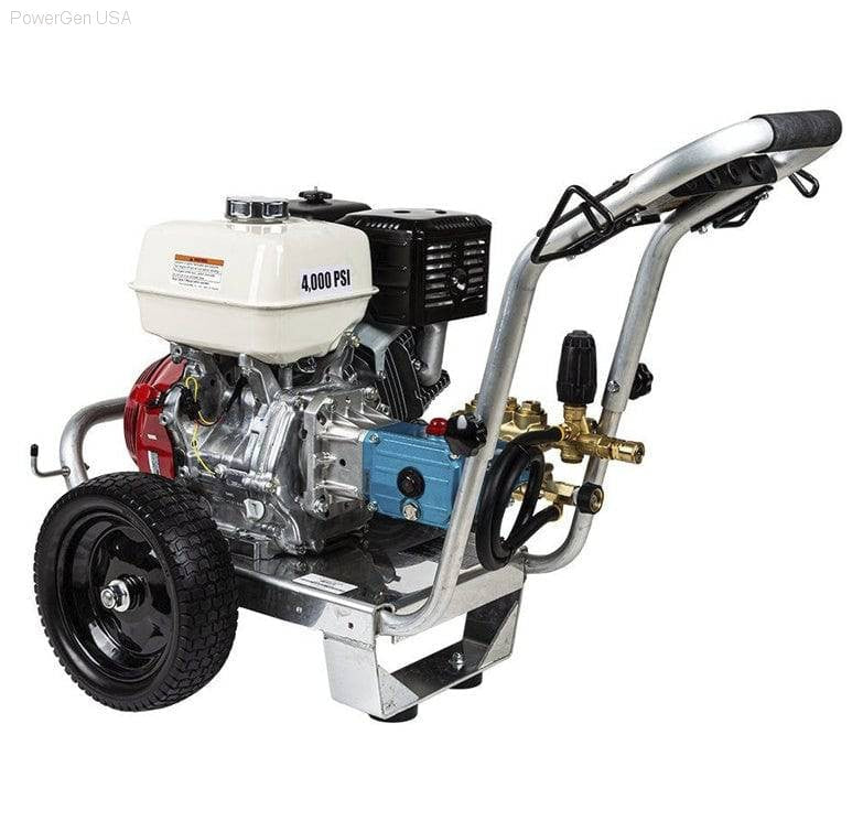 Pressure Washers - BE Power Equipment 4000 PSI 4.0 GPM Gas Pressure Washer With Honda GX390 Engine And CAT Triplex Pump