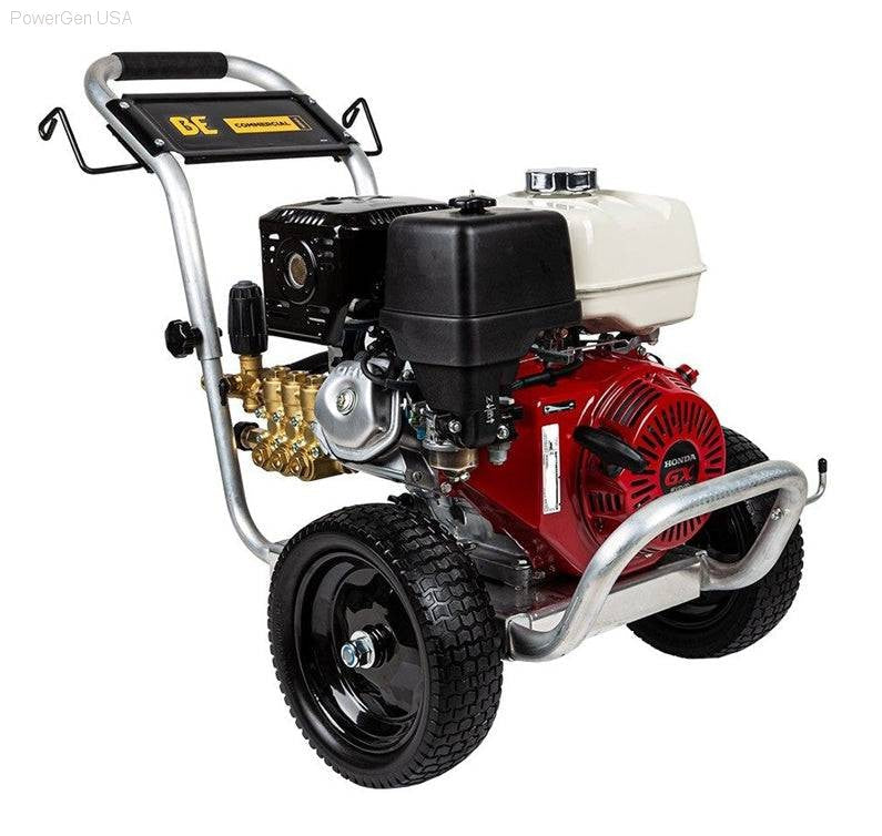 Pressure Washers - BE Power Equipment 4000 PSI 4.0 GPM Gas Pressure Washer With Honda GX390 Engine And CAT Triplex Pump