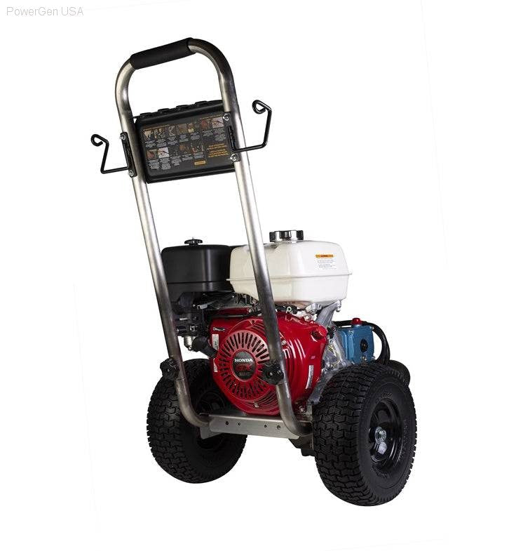 Pressure Washers - BE Power Equipment 4000 PSI 4.0 GPM Gas Pressure Washer With Honda GX390 Engine And CAT Triplex Pump