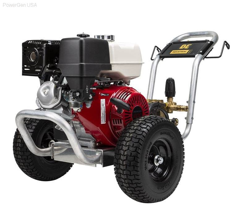 Pressure Washers - BE Power Equipment 4000 PSI  4.0 GPM Gas Pressure Washer With Honda GX390 Engine And Comet Triplex Pump