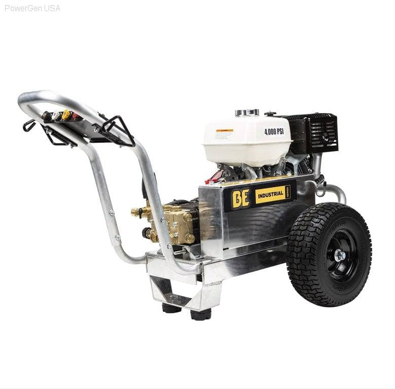 Pressure Washers - BE Power Equipment 4000 PSI  4.0 GPM Gas Pressure Washer With Honda GX390 Engine And Comet Triplex Pump