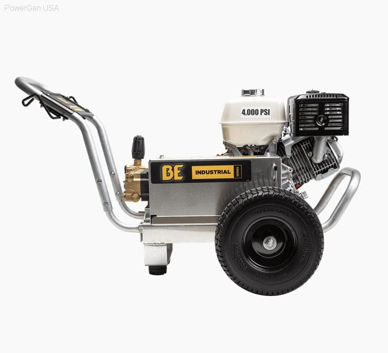 Pressure Washers - BE Power Equipment 4000 PSI  4.0 GPM Gas Pressure Washer With Honda GX390 Engine And Comet Triplex Pump