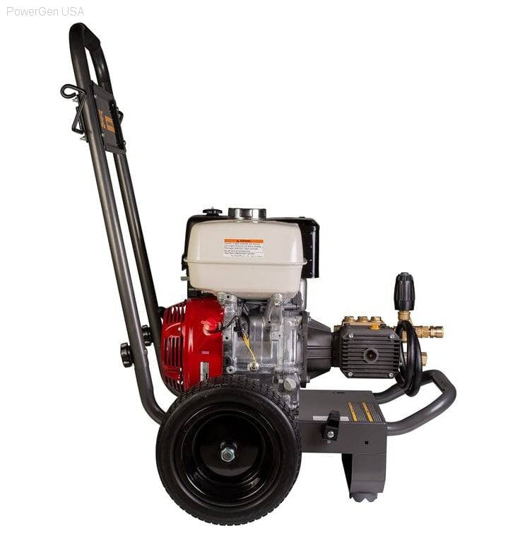 Pressure Washers - BE Power Equipment 4000 PSI 4.0 GPM Gas Pressure Washer With Honda GX390 Engine And Comet Triplex Pump