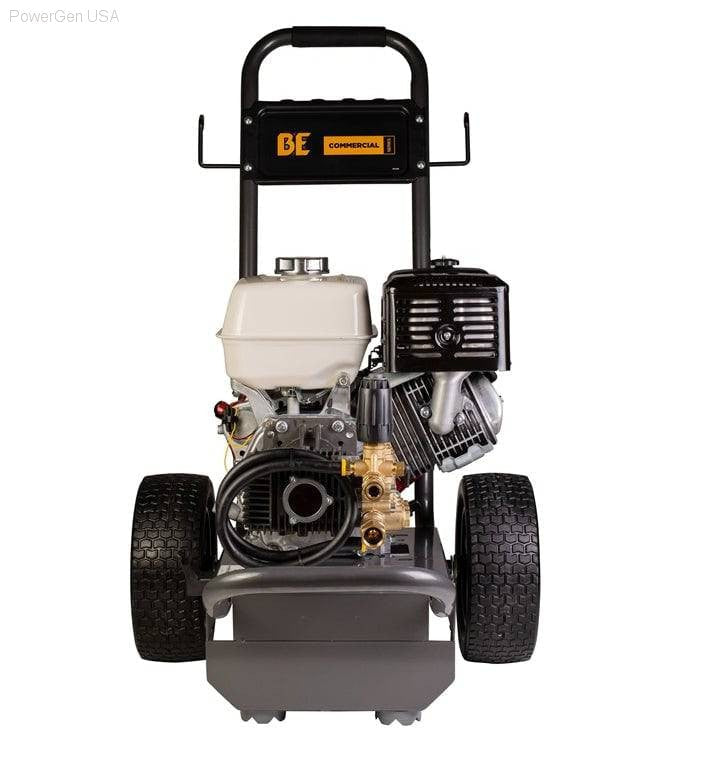 Pressure Washers - BE Power Equipment 4000 PSI 4.0 GPM Gas Pressure Washer With Honda GX390 Engine And Comet Triplex Pump