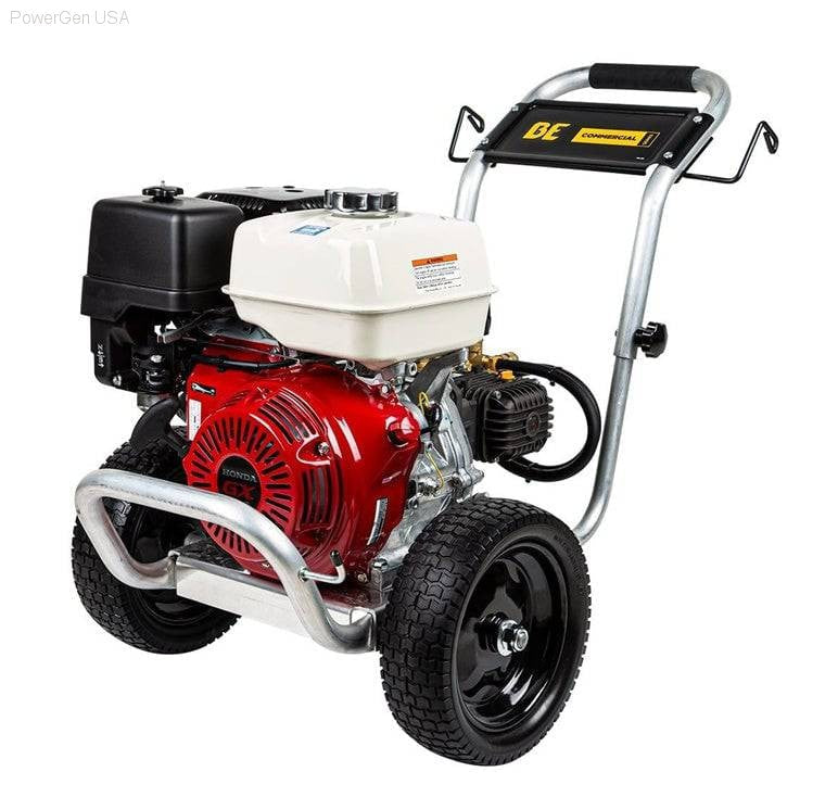 Pressure Washers - BE Power Equipment 4000 PSI 4.0 GPM Gas Pressure Washer With Honda GX390 Engine And Comet Triplex Pump