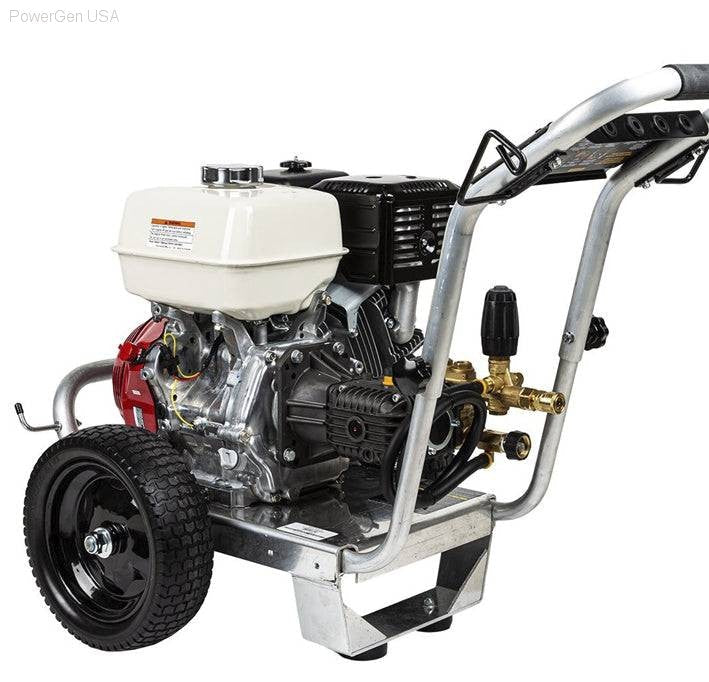 Pressure Washers - BE Power Equipment 4000 PSI 4.0 GPM Gas Pressure Washer With Honda GX390 Engine And Comet Triplex Pump