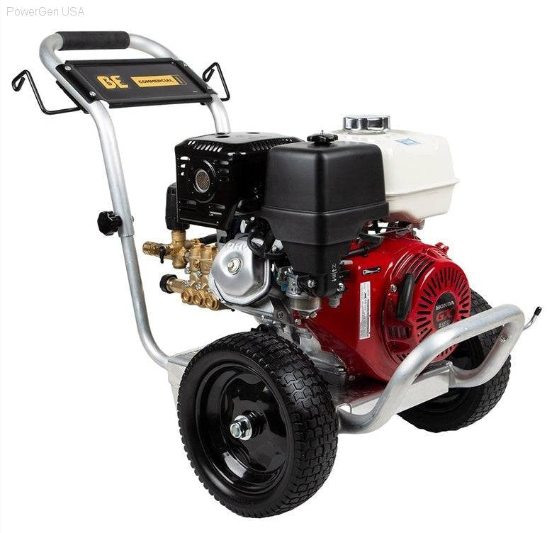 Pressure Washers - BE Power Equipment 4000 PSI 4.0 GPM Gas Pressure Washer With Honda GX390 Engine And Comet Triplex Pump